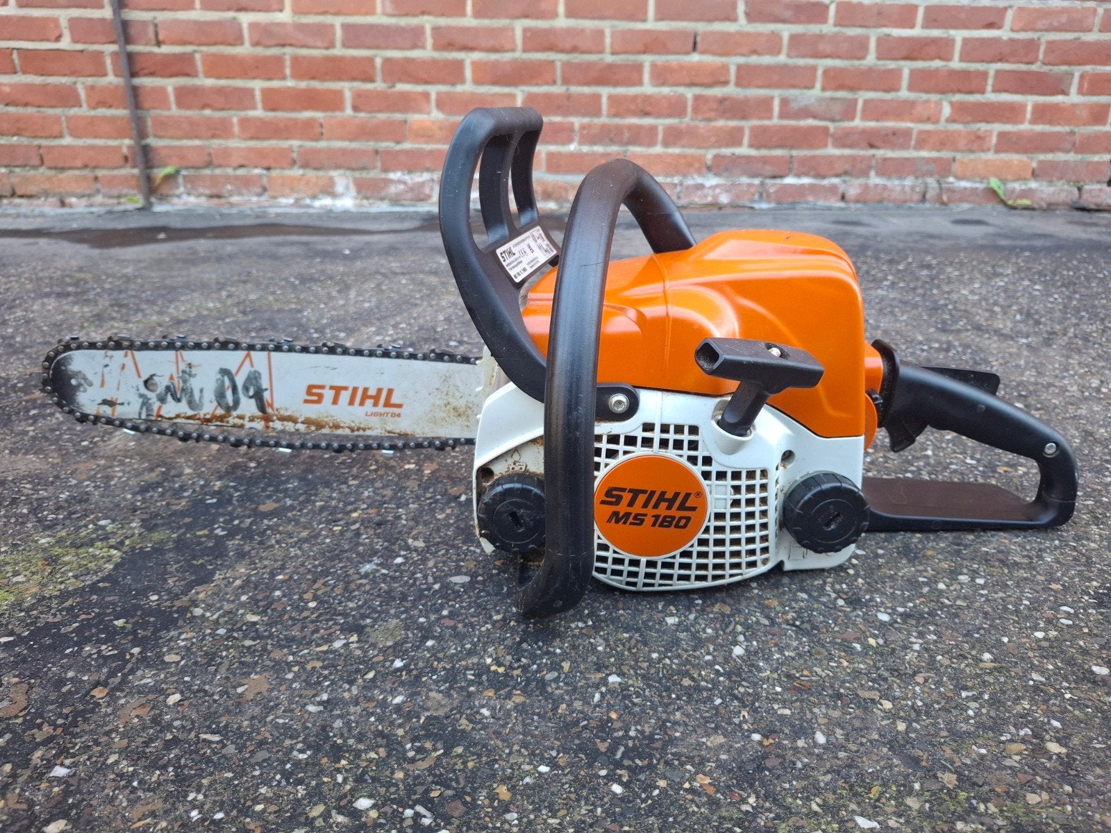 Stihl MS 180 kettingzaag 08/2022, Tuin en Terras, Ophalen, Zo goed als nieuw, Stihl