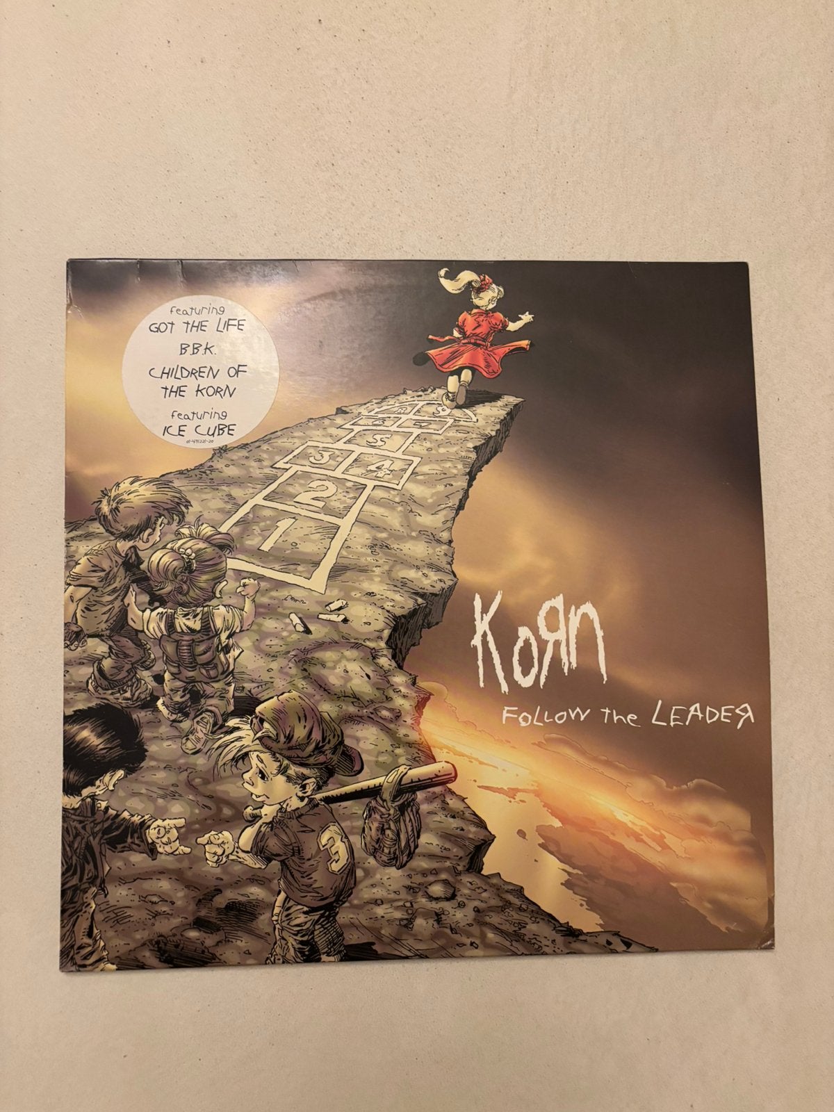 Lp 1998 korn - follow the leader vinyl near mint, Enlèvement ou Envoi, Comme neuf, LP