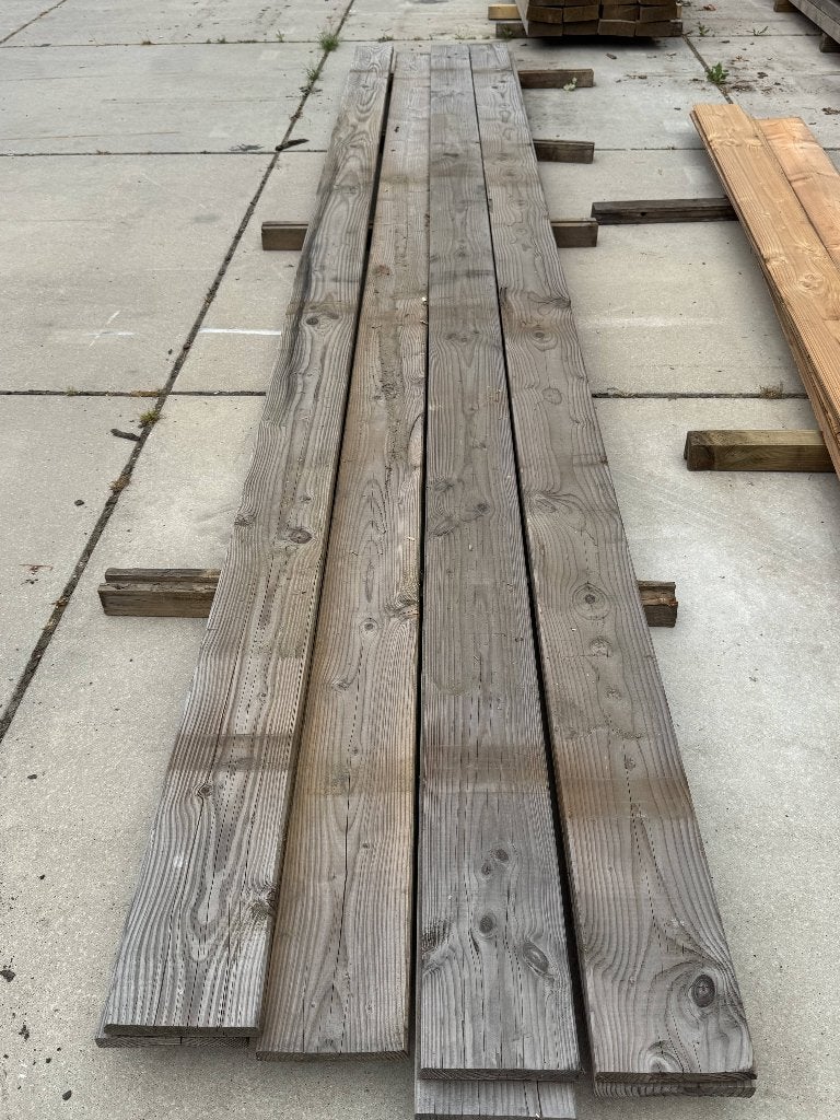 Douglas geschaafde planken, Tuin en Terras, Ophalen, Zo goed als nieuw, 250 cm of meer, Planken