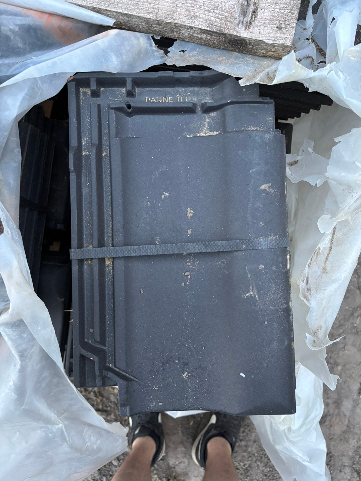 Koramic Panne tfp Antraciet Mat, Doe-het-zelf en Bouw, Dakpannen en Dakbedekking, Ophalen, Nieuw, Dakpannen, Overige kleuren
