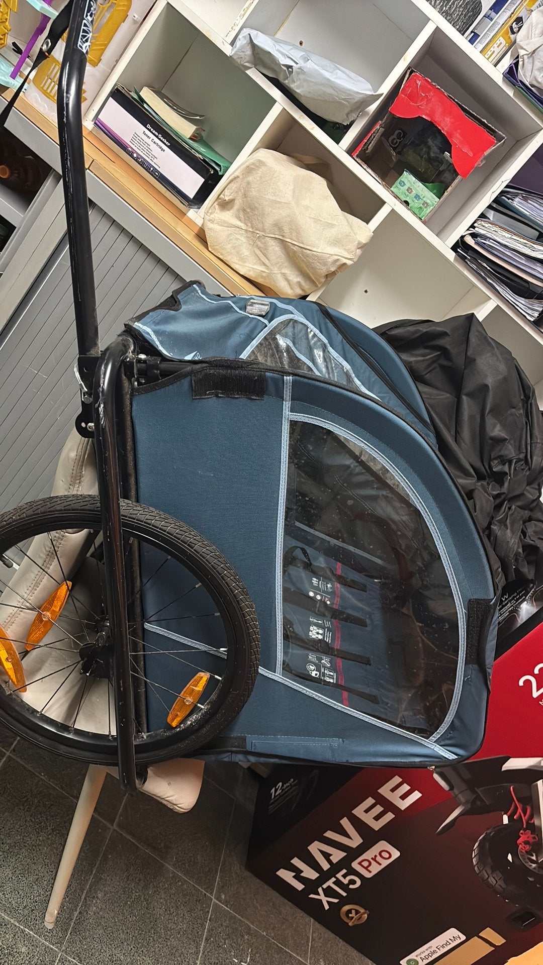Remorque de velo d’occasion, Enlèvement, Comme neuf