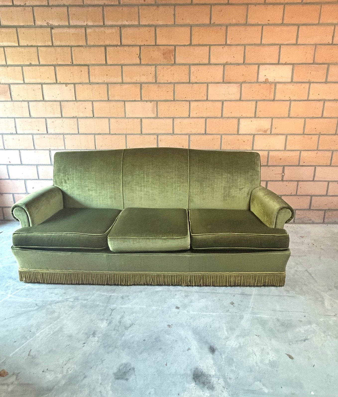 Vintage velours 3-zit, Enlèvement, Utilisé