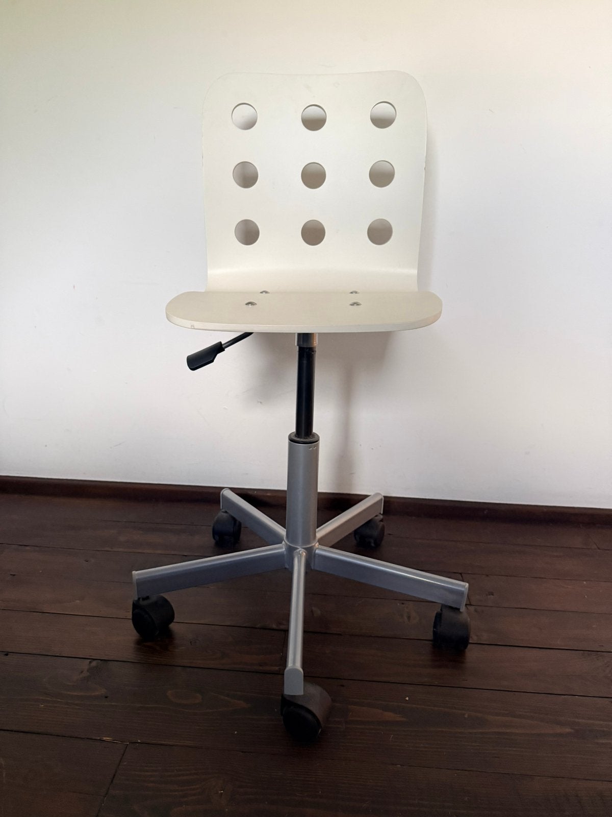 Witte bureaustoel ikea, Enlèvement, Comme neuf, Blanc, Chaise de bureau
