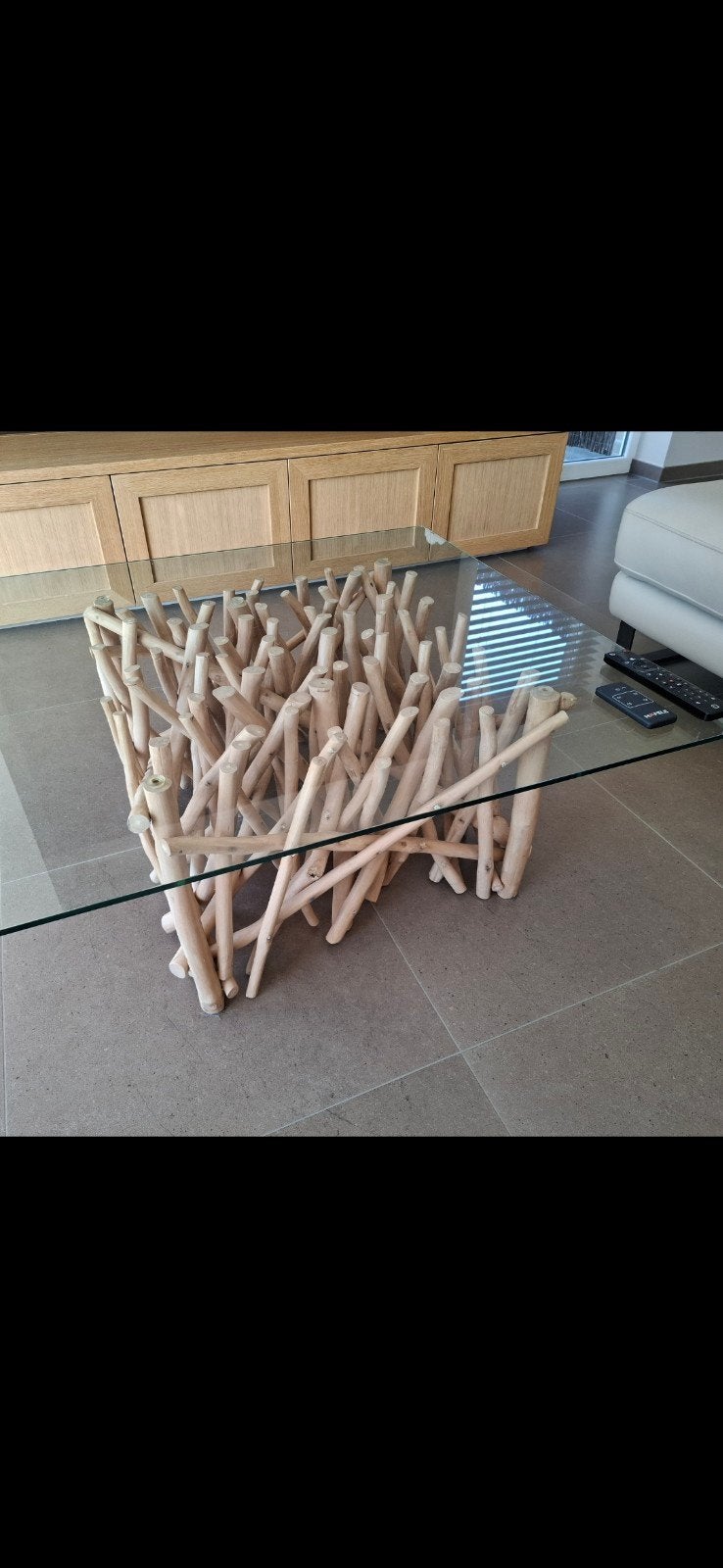 Belle table basse en bois flotté, Maison & Meubles, Accessoires pour la Maison | Couronnes, Enlèvement
