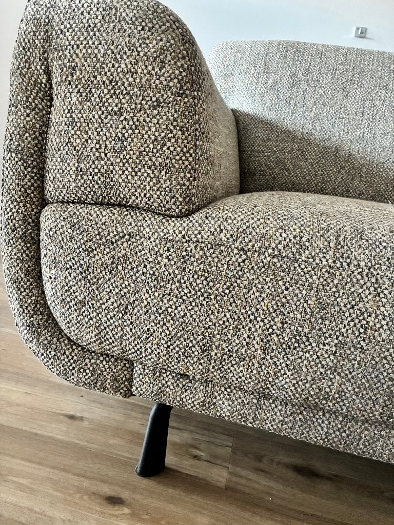 zetel+poef, Ophalen, Driepersoons, 75 tot 100 cm, Zo goed als nieuw