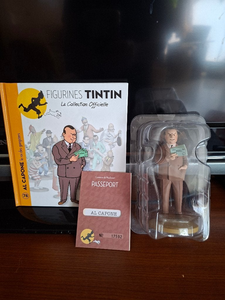 Figurine Al Capone roi des gangsters hergé Moulinsart, Enlèvement ou Envoi, Neuf, Autres types