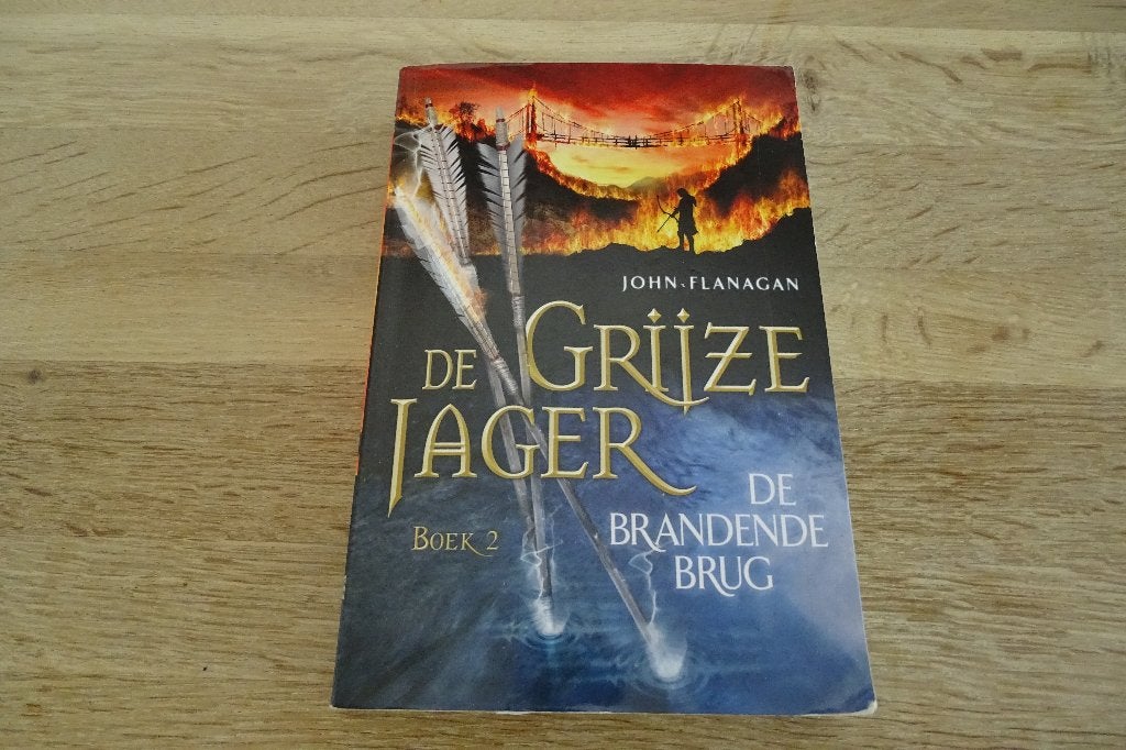 Boek De grijze jager boek 2 'De brandende brug', Boeken, Ophalen of Verzenden, Gelezen