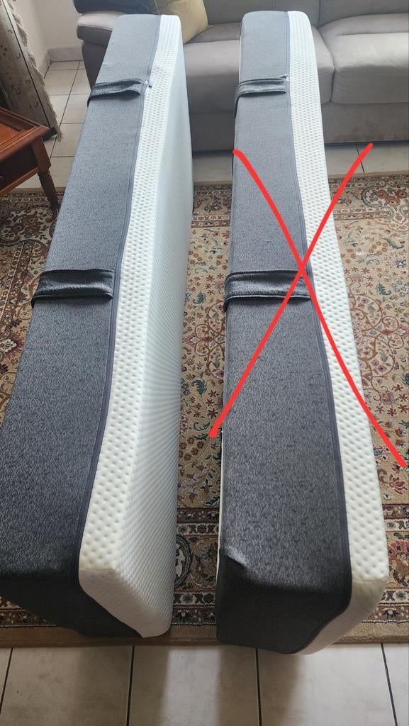 1 Matelas Emma 90x200 cm, Maison & Meubles, Chambre à coucher | Matelas & Sommiers, Comme neuf, Matelas, 90 cm, 200 cm, Une personne