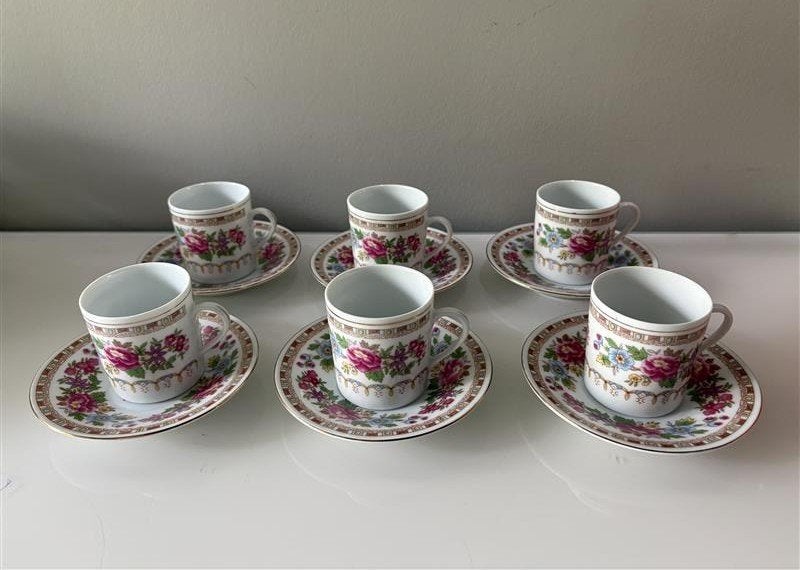 6 tasses chinoises, Enlèvement ou Envoi, Comme neuf, Tasse(s) et/ou soucoupe(s)