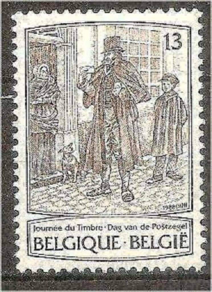 Belgique 1988 - Yvert/OBP 2279 - Journée du timbre (PF), Timbres & Monnaies, Timbres | Europe | Belgique, Envoi, Non oblitéré