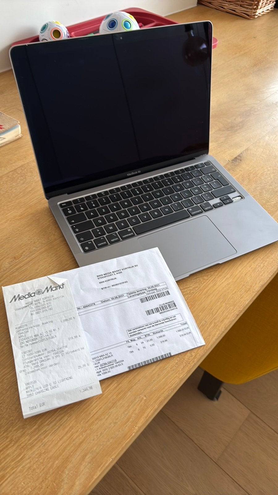MacBook Air, Computers en Software, Chromebooks, Ophalen of Verzenden, Gebruikt