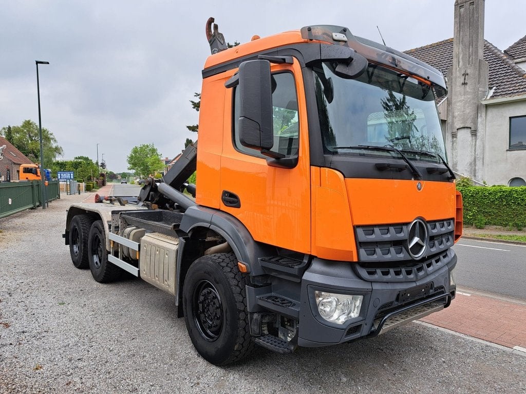 Mercedes 6x4 met containersysteem (73), Auto's, Automaat, Euro 6, MAN, Bedrijf