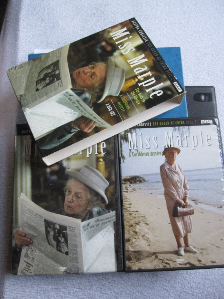 Miss Marple - The body in the library + A Caribbean mystery, Cd's en Dvd's, Engels, Nederlands, Ophalen of Verzenden, Zo goed als nieuw
