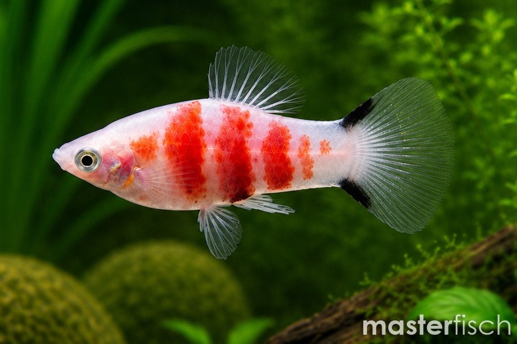 Zeldzame Red Zebra Platy's – Unieke variant!