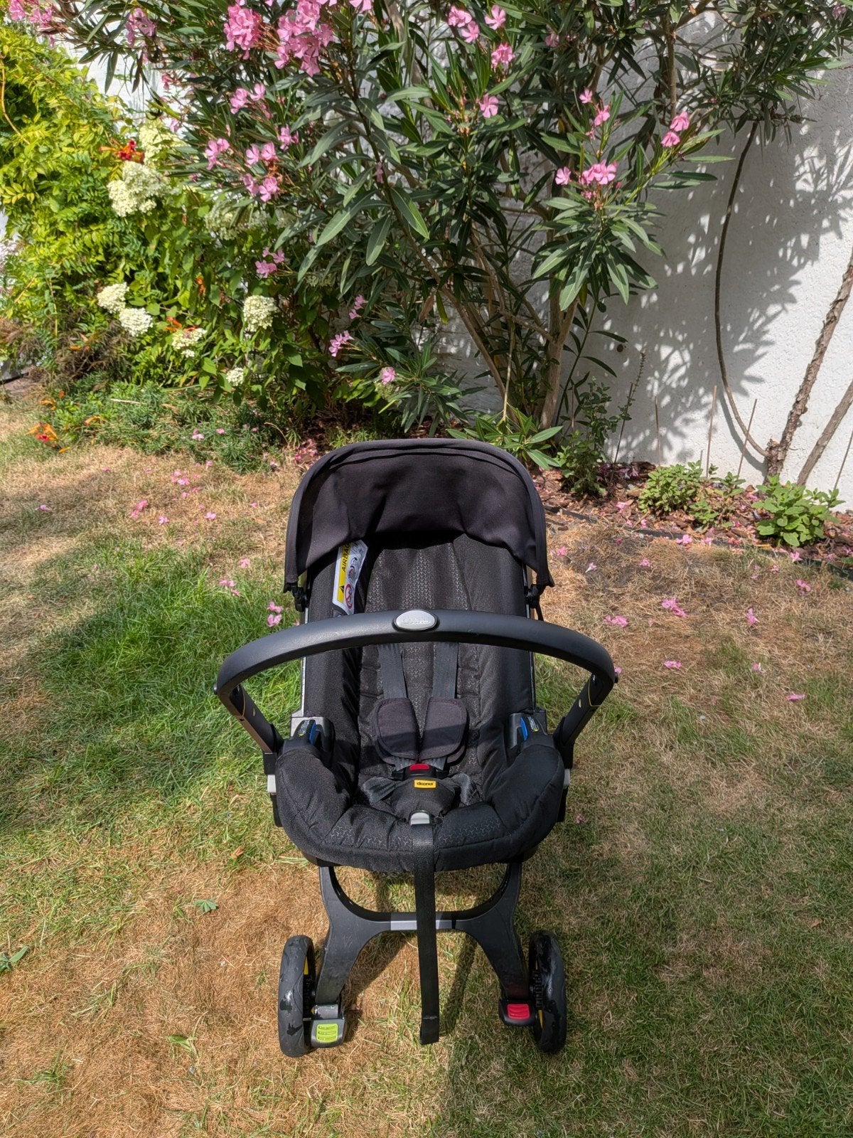 Complete Doona+ Autostoel & Buggy – Ongevalvrij + Accessoire, Kinderen en Baby's, Buggy's, Ophalen, Gebruikt, Overige merken, Regenhoes
