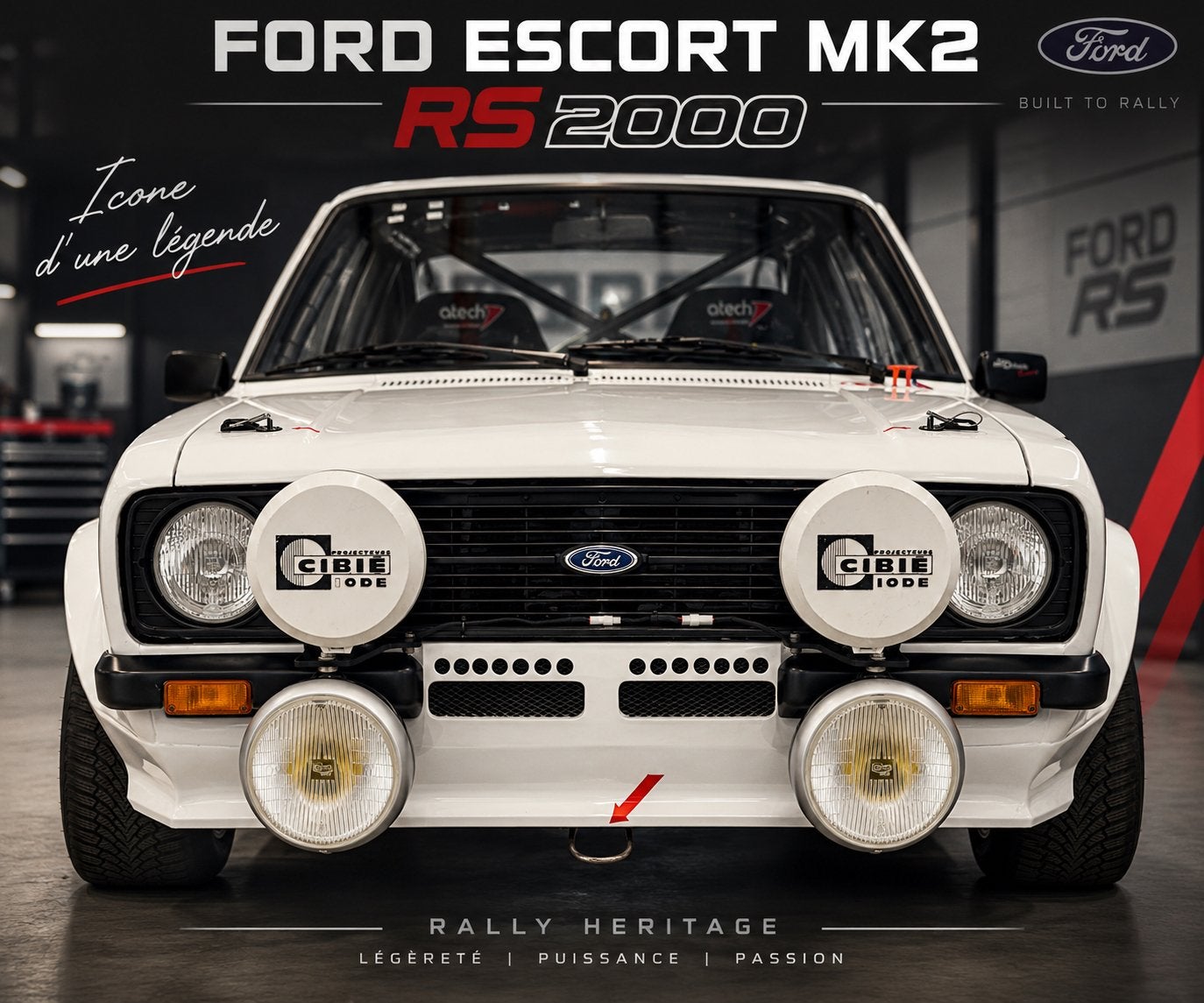 Ford escort rs2000 mk2 grp4, Autos, Escort, Achat, Boîte manuelle, 2 portes