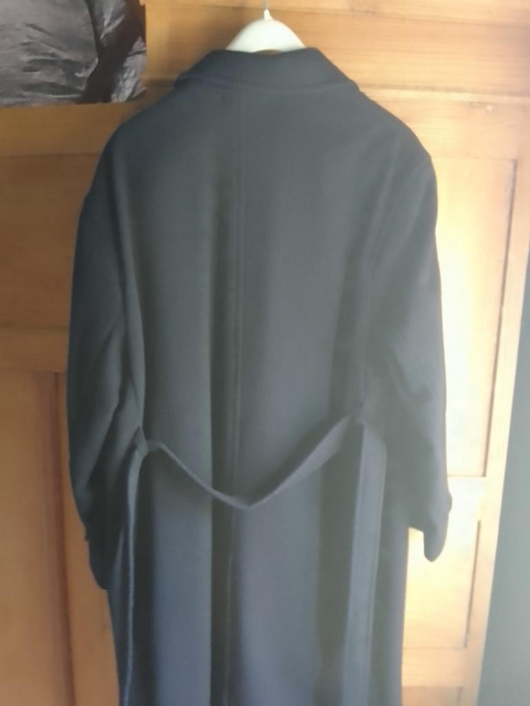 Herenmantel, Kleding | Heren, Kostuums en vesten, Ophalen, Gedragen, Maat 48/50 (M), Blauw