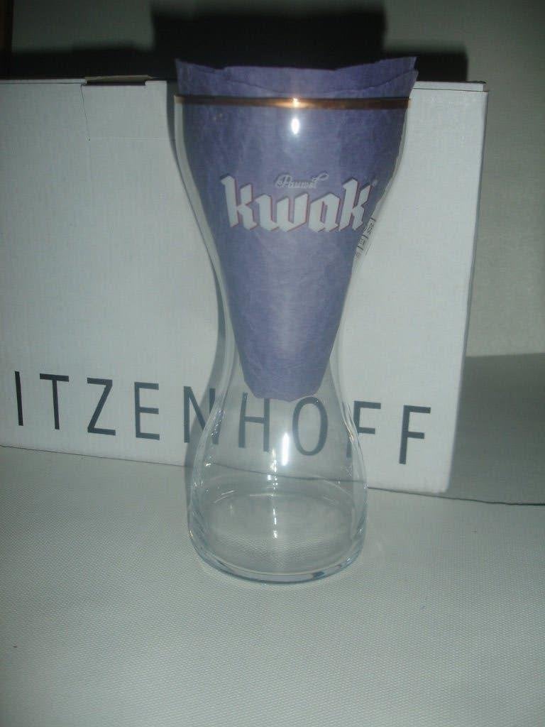 Kwak bierglas met platte voet, 33cl, brij Bosteels, € 1,50., Verzamelen, Ophalen of Verzenden, Nieuw, Glas of Glazen, Overige merken