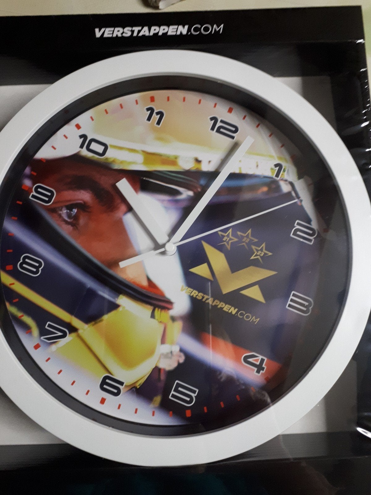 Wanndklok (nieuw) Max Verstappen, Ophalen of Verzenden, Wandklok