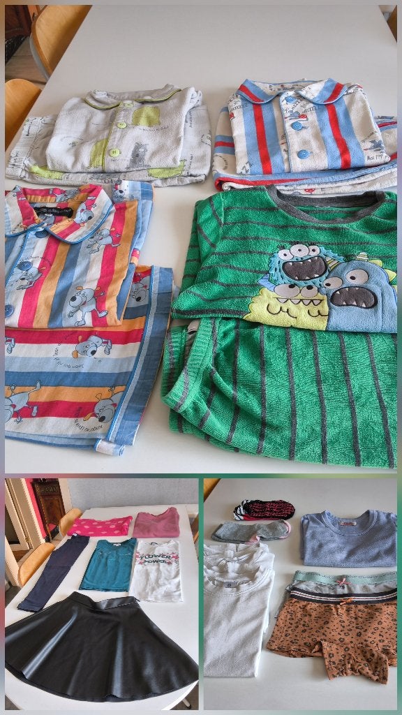 Kinderkleding T. 6 jaar/pyjama/pull/t-shirt/legging/rok, Kinderen en Baby's, Ophalen of Verzenden, Gebruikt, Jongen of Meisje