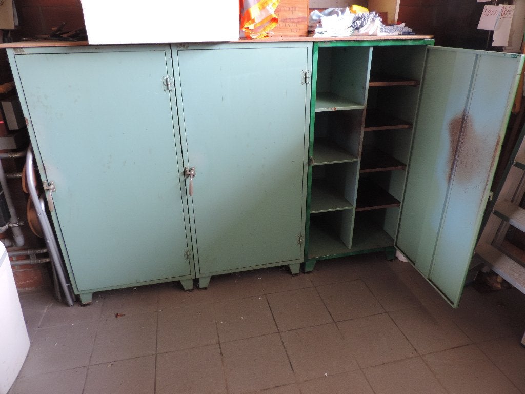 metalen kast, Ophalen, Gebruikt, Metaal