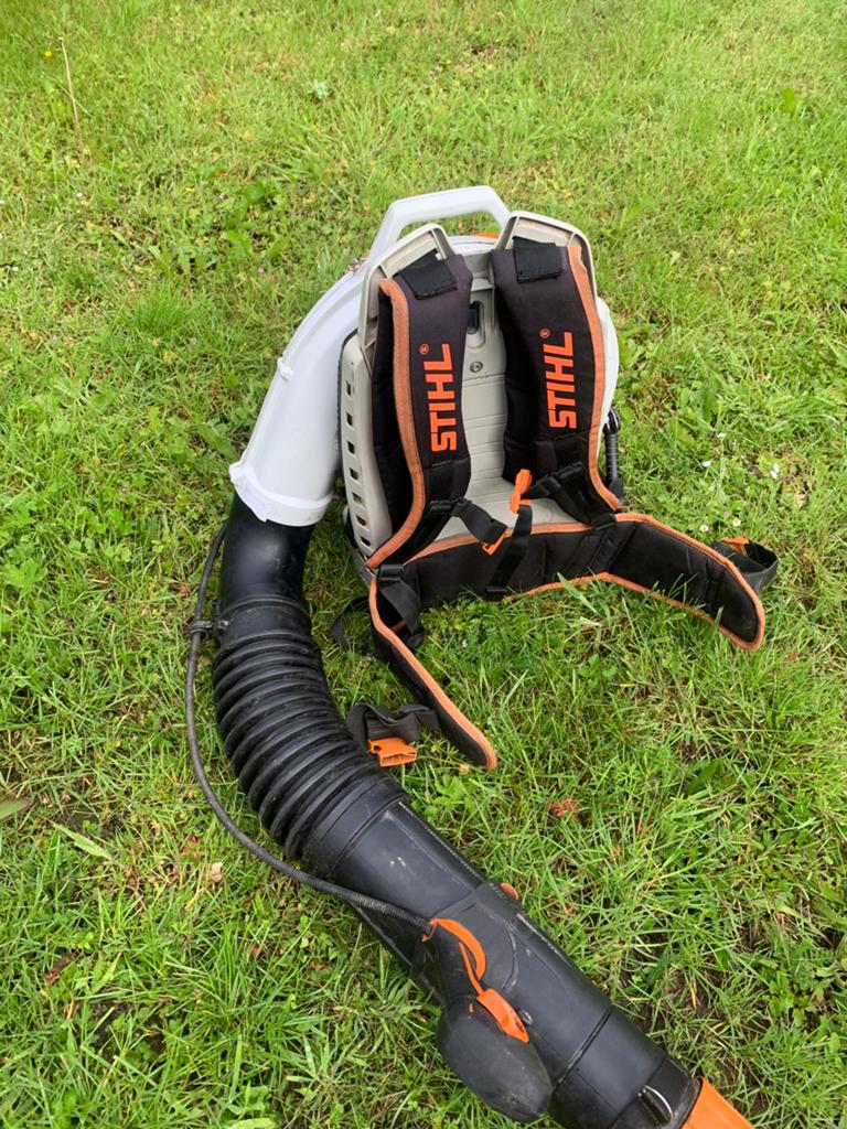 stihl br800, Enlèvement, Utilisé