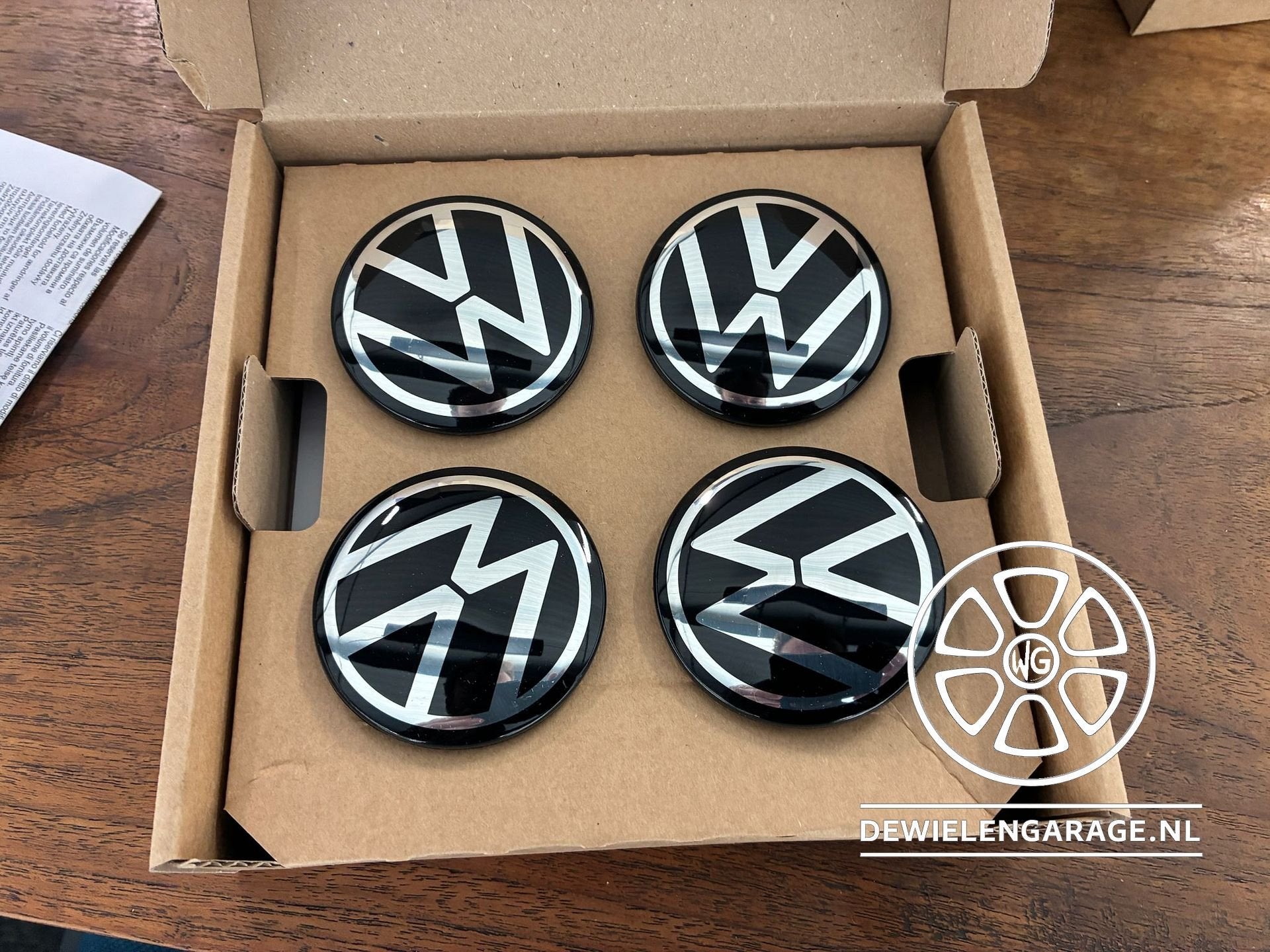 4x VW Naafkap DYNAMISCH Origineel Golf Tiguan Transporter et, Auto-onderdelen, -, -, Nieuw, Ophalen of Verzenden