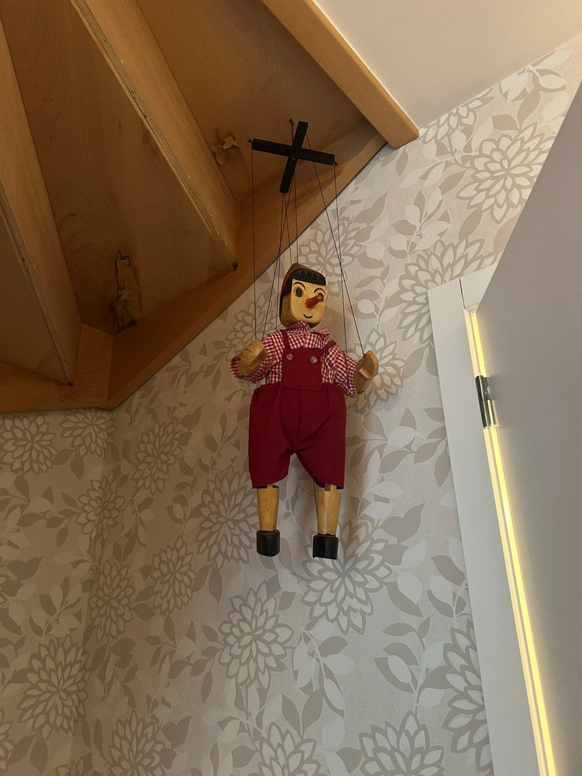 Marionet - Pinocchio uit hout, Antiek en Kunst, Ophalen