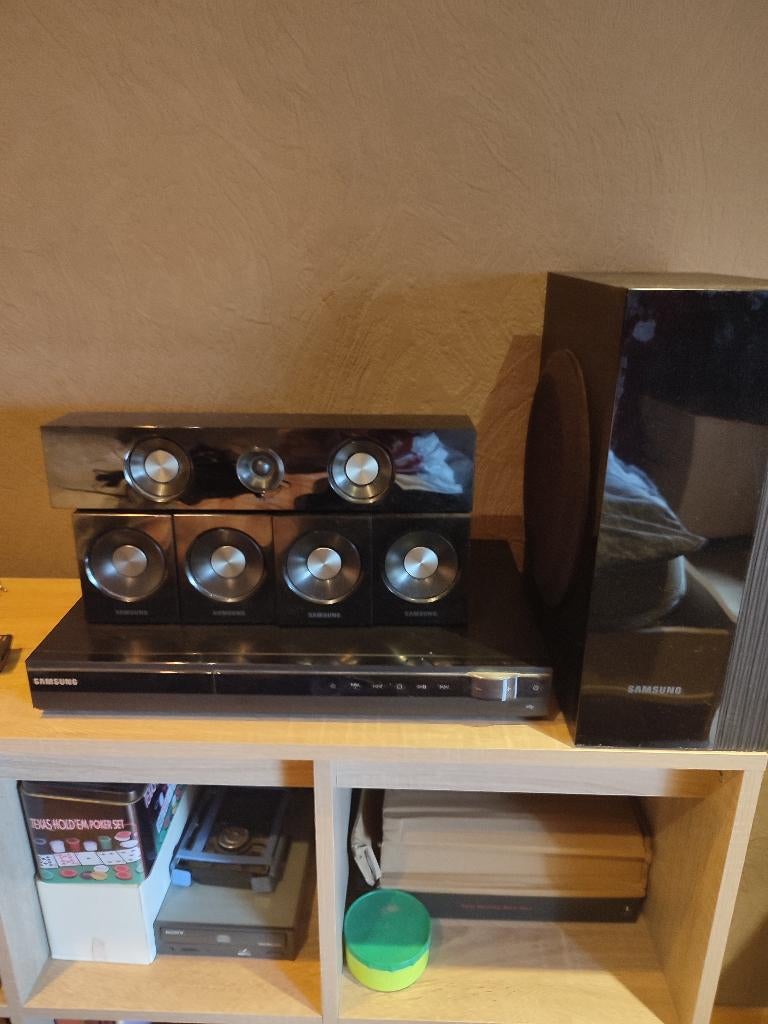 home cinema, Audio, Tv en Foto, Home Cinema-sets, Gebruikt, 5.1-systeem, Minder dan 40 watt, Dvd-speler