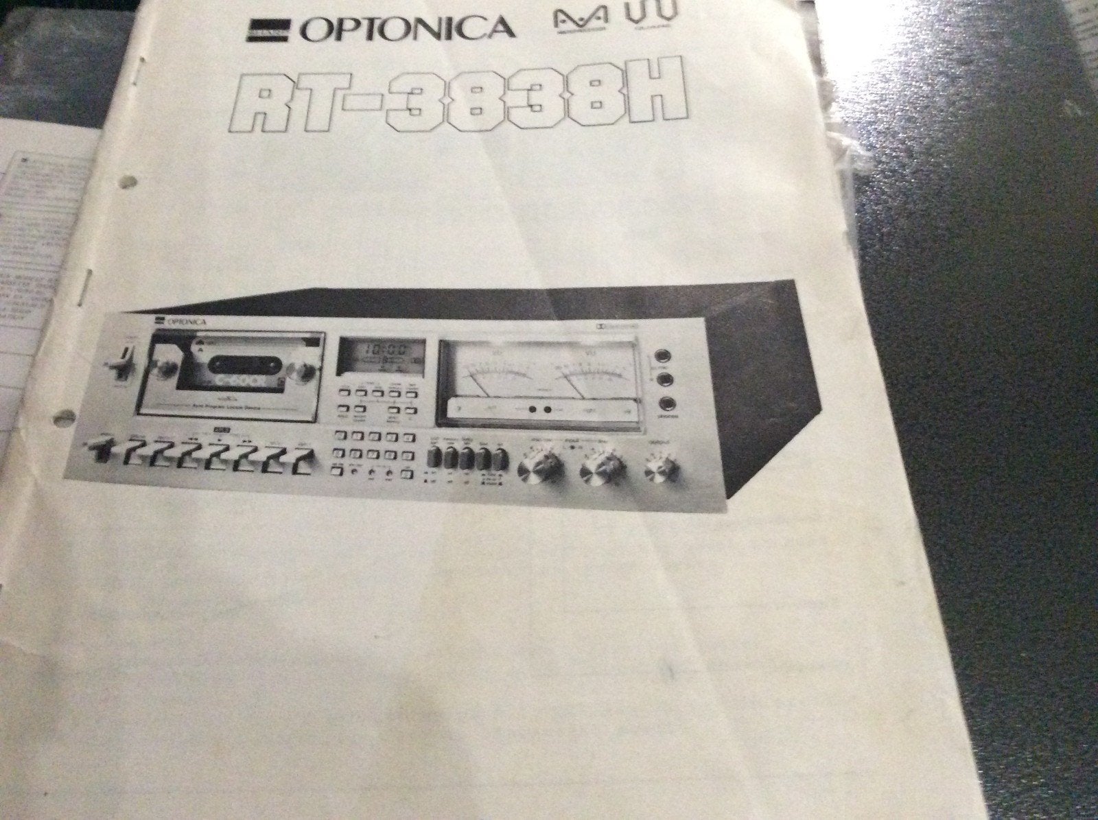 Sharp Optonica tape deck en tuner., Ophalen