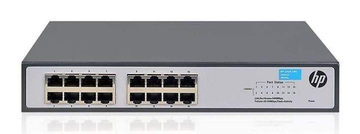HPE OfficeConnect 1420-16G – 16p Gigabit Switch – JH016A, Computers en Software, Netwerk switches, Ophalen of Verzenden, Gebruikt