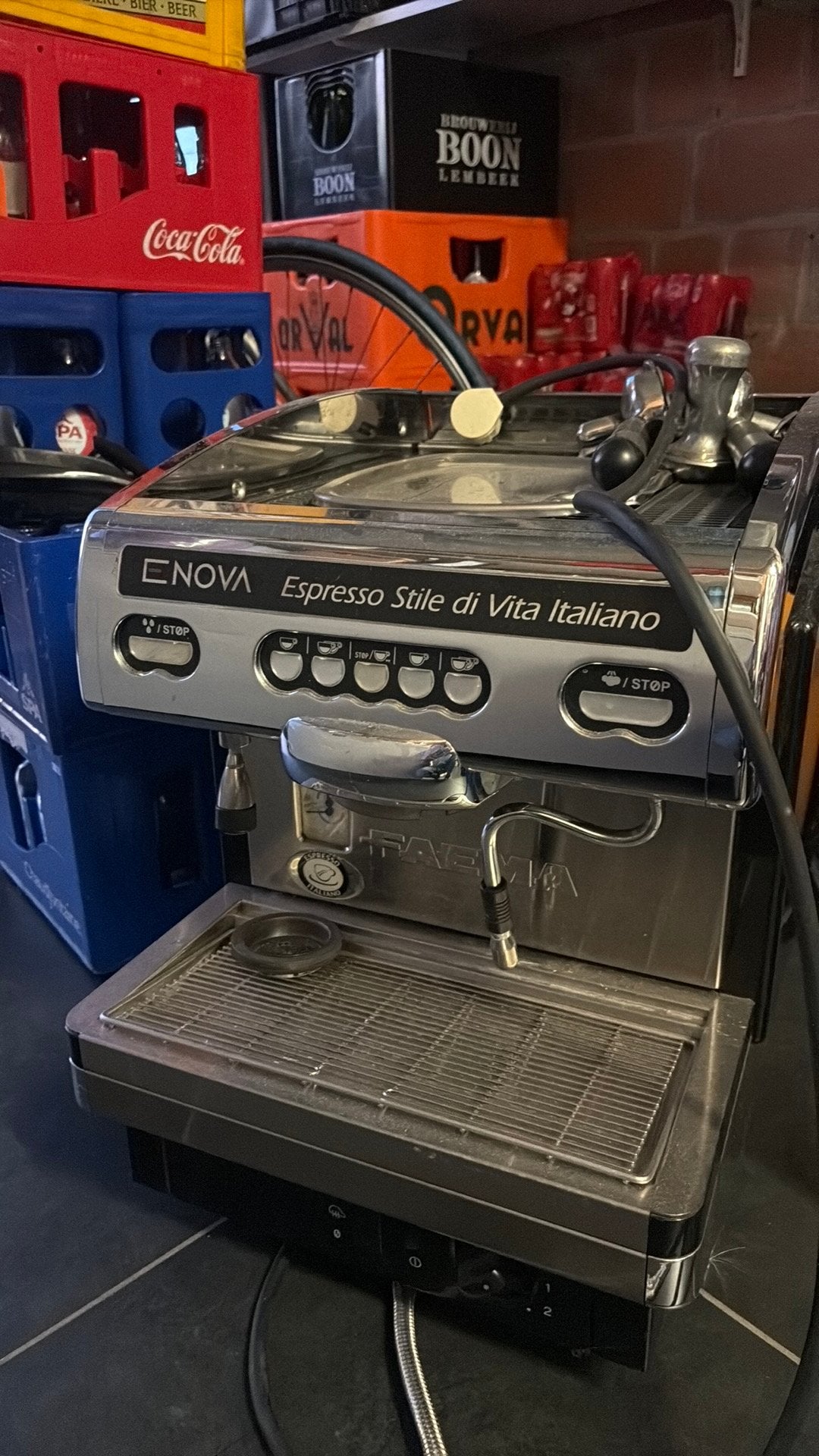 Koffiemachine profecioneel, Ophalen, Zo goed als nieuw, Koffiemachine