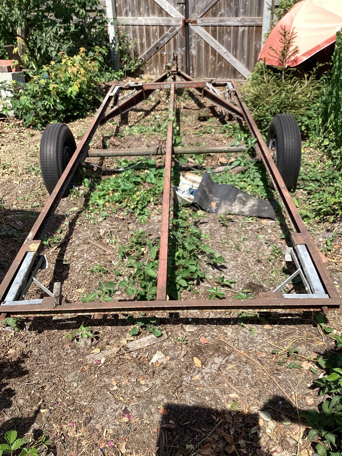 Onderstel caravan, Ophalen, Gebruikt