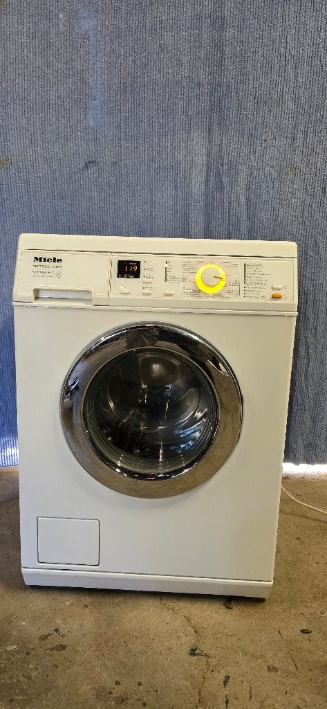 Wasmachine Miele w3365, Ophalen, 6 tot 8 kg, Gebruikt, Energieklasse A of zuiniger