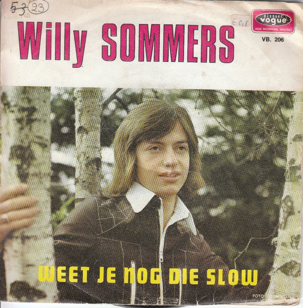 Diverse vinylsingles van Willy Sommers, Verzenden, Nederlandstalig