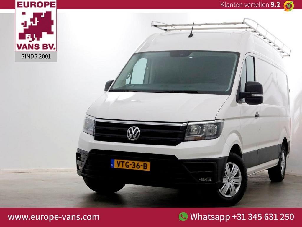 Volkswagen Crafter 35 2.0 TDI 140pk L3H3 (L2H2) Comfortline, Auto's, Wit, Bedrijf, Onderhoudsboekje, Parkeersensor