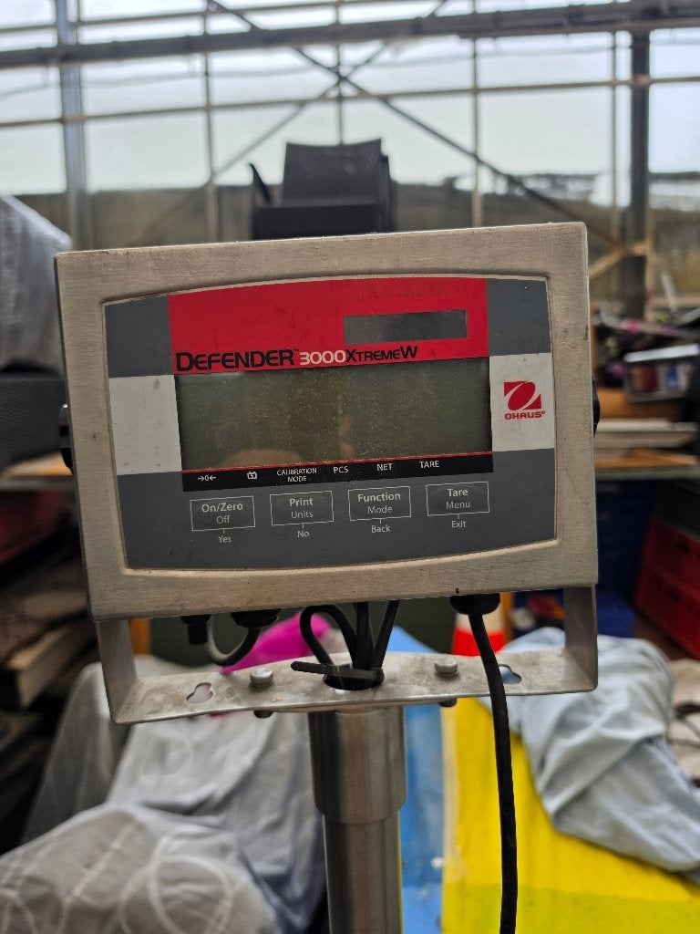 Weegschaal, Ophalen, Gebruikt, 100 kg of meer, Digitaal