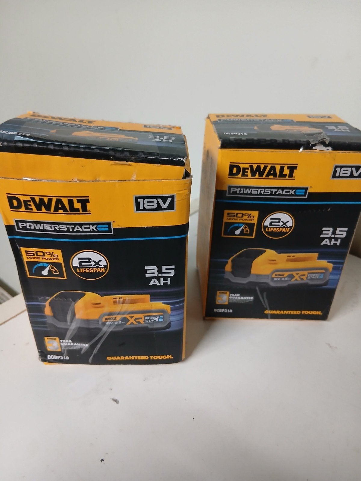 dewalt 18v, Ophalen