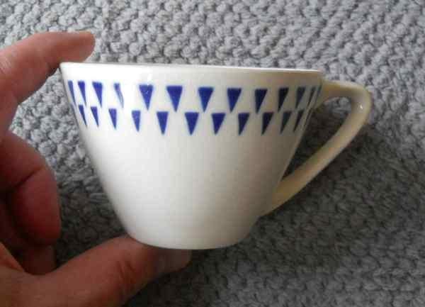 Tasse Boch motif triangles, Ophalen