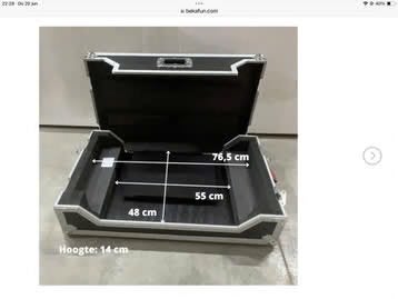 Road ready dj flightcase RRNS7KW, Muziek en Instrumenten, Behuizingen en Koffers, Ophalen, Nieuw, Overige instrumenten, Flightcase