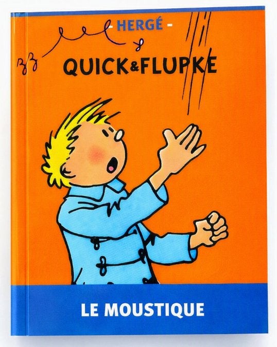 Hergé mini BD "Quick & Flupke" 🪰 Le moustique, Enlèvement ou Envoi, Tintin, Comme neuf, Livre ou Jeu