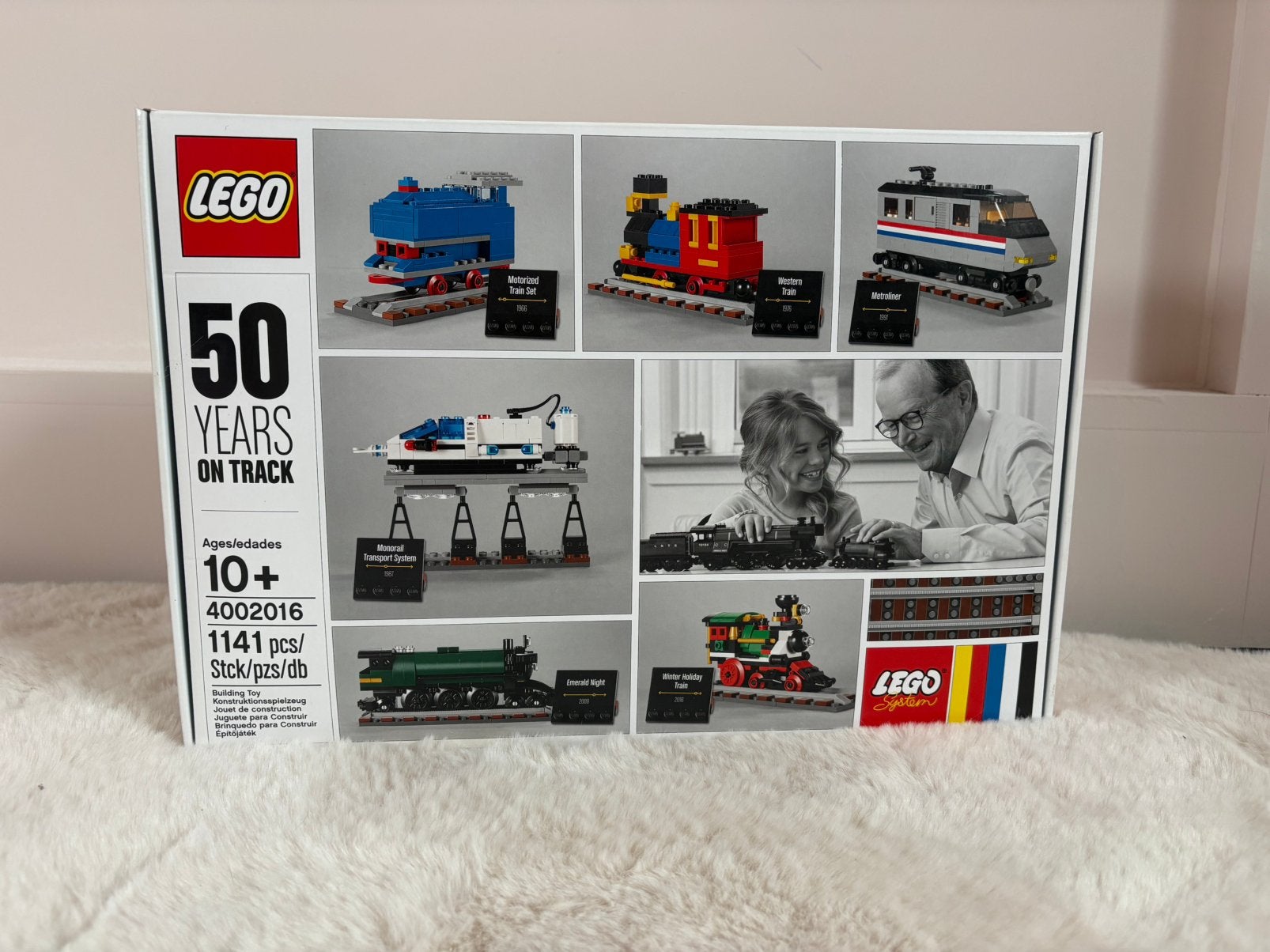 LEGO 4002016 50 Years On Track – Exclusieve Employee Set, Overige thema's, Lego, Nieuw, Ophalen of Verzenden