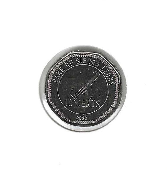 Sierra Leone, 10 Cents 2022., Postzegels en Munten, Munten | Afrika, Ophalen of Verzenden, Overige landen, Losse munt