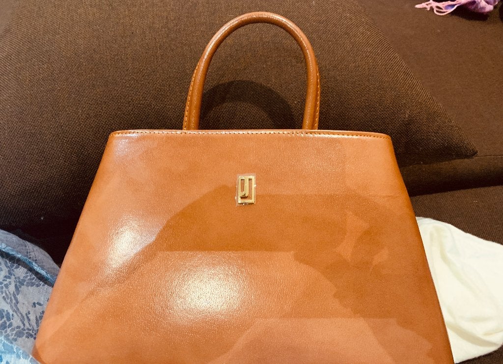 Sac à main 100% cuir, Bijoux, Sacs & Beauté, Enlèvement, Neuf, Brun, Sac de soirée