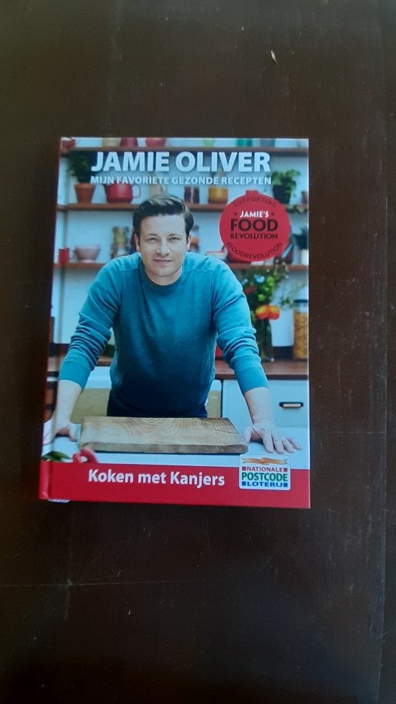 boek jamie oliver mijn favoriete en gezonde recepten, Livres, Enlèvement ou Envoi, Comme neuf