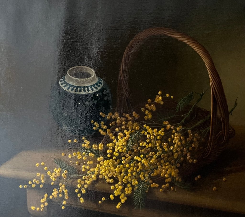 Prachtig stilleven van Frans Bakker - hoge kwaliteit, Antiek en Kunst, Ophalen of Verzenden, Stilleven