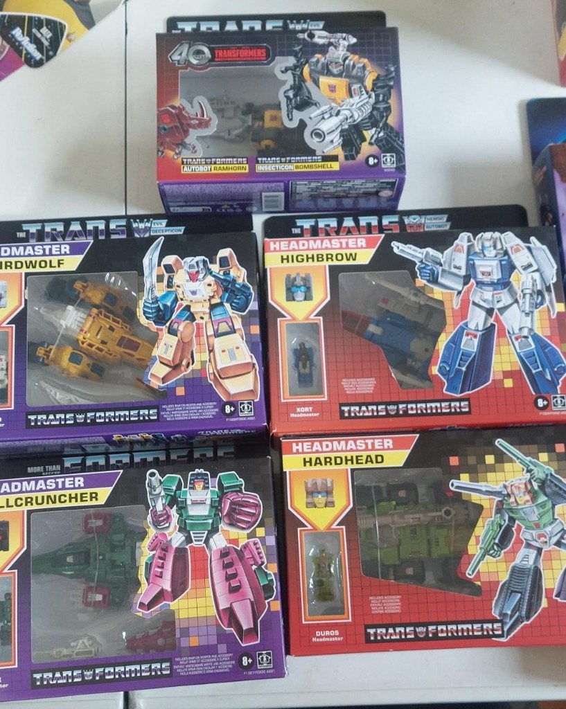 opruiming: Transformers G1 retro lot hardhead, highbrow etc, Neuf, Enlèvement ou Envoi, G1, Autres races
