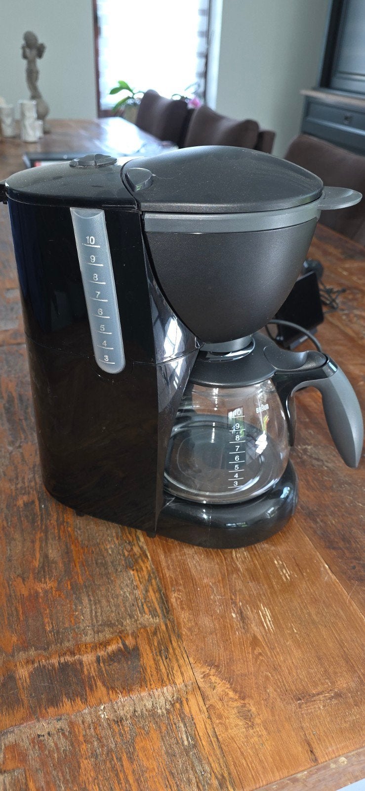 Koffiezet Braun, Enlèvement
