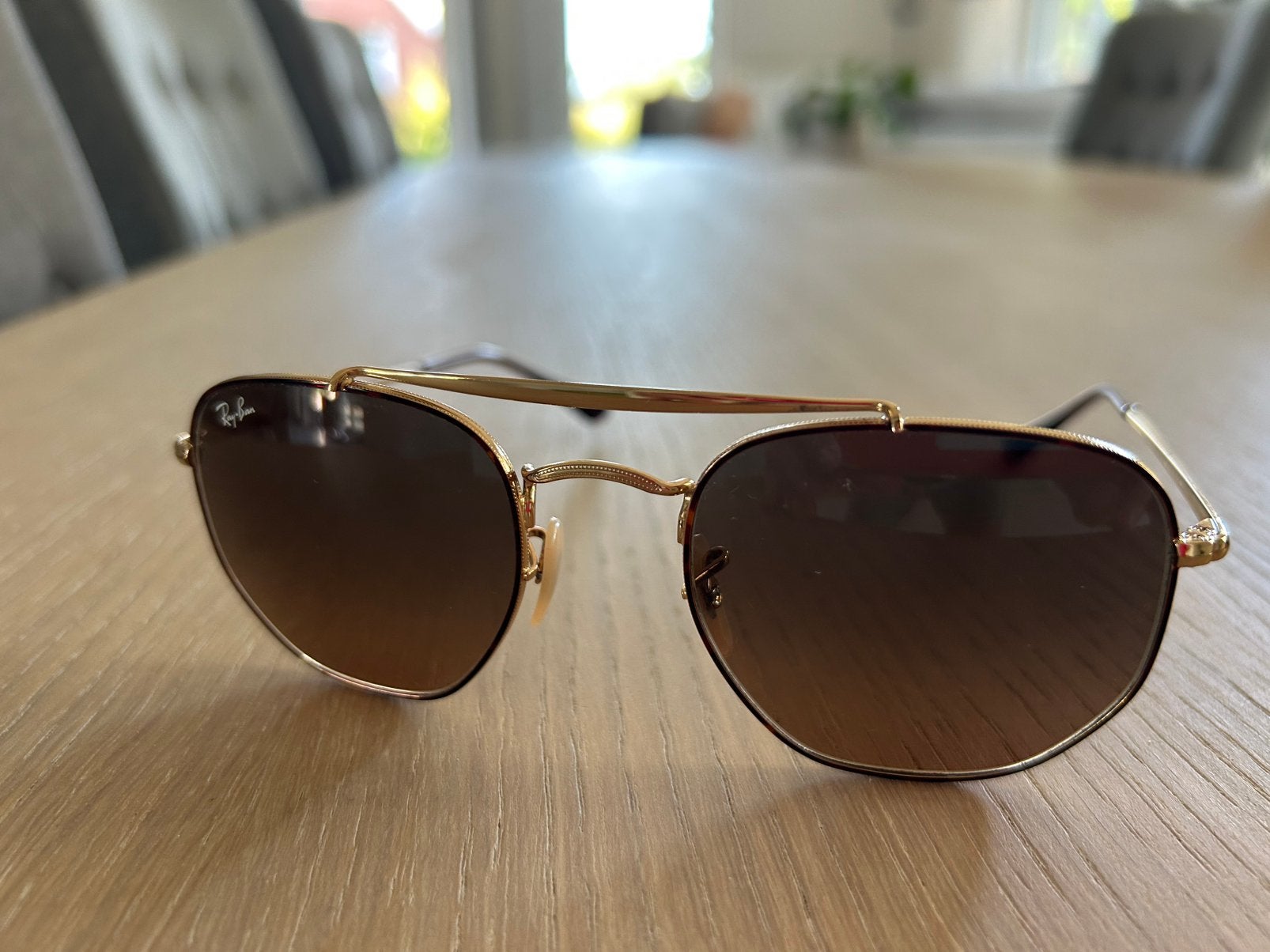 Ray Ban zonnebril, Ophalen, Zonnebril, Bruin, Nieuw