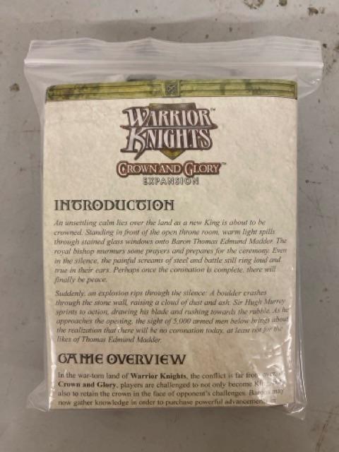 WARRIOR KNIGHTS: CROWN AND GLORY zeldzame uitbreiding! Nieuw, Hobby en Vrije tijd, Gezelschapsspellen | Bordspellen, Verzenden